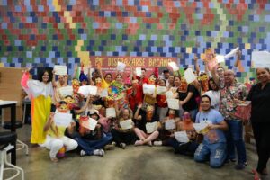 Carnavaleros finalizan talleres creativos ‘Pa’ Disfrazarse Bacano’