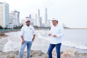 Alcalde Dumek Turbay anuncia reactivación de obras de protección costera