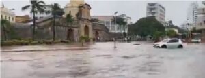 Instensas luvias en cartagena