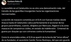 petro advierte al eln