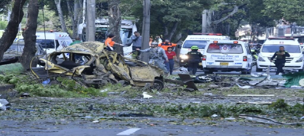 atentados en cali y antioquia