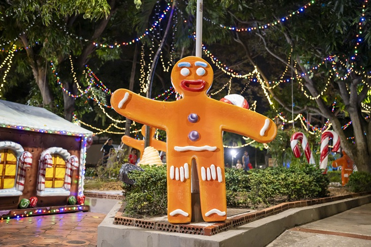 Gases del Caribe encendió la magia de la Navidad en el Parque Los Fundadores