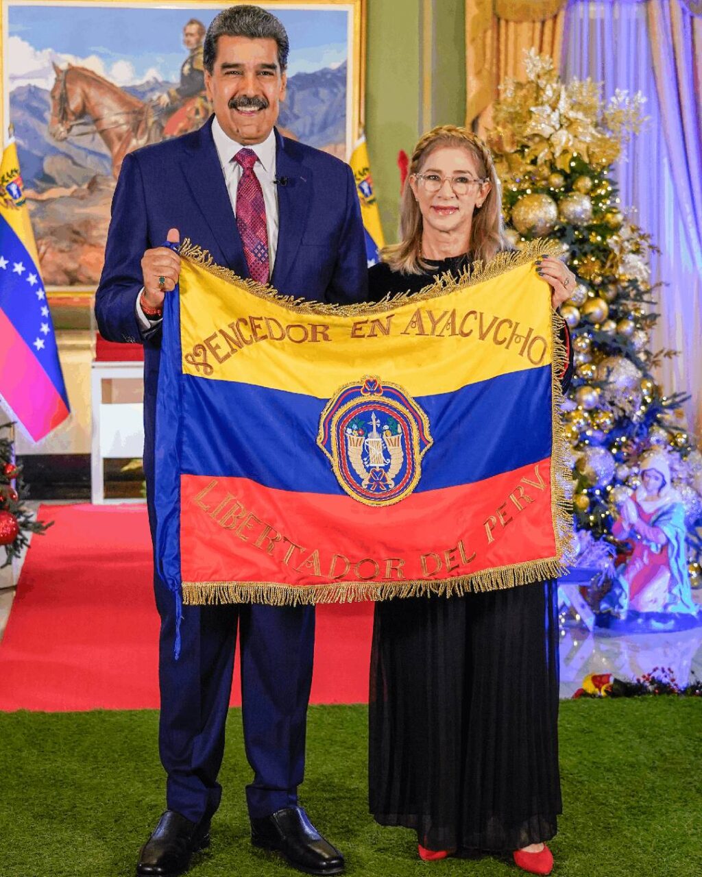 maduro y su esposa