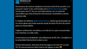 260506-Gobierno-nacional-exige-liberacion-inmediata-de-funcionarios-secuestrados-por-el-Eln-2-1280