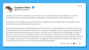 Trino de petro contra la cotraloría
