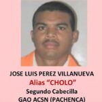Alias ‘Cholo’, cabecilla de las ACSN, fue dado de baja por la Policía