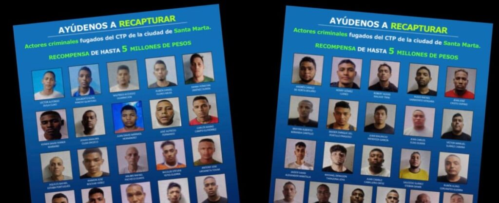 Fugados de santa marta